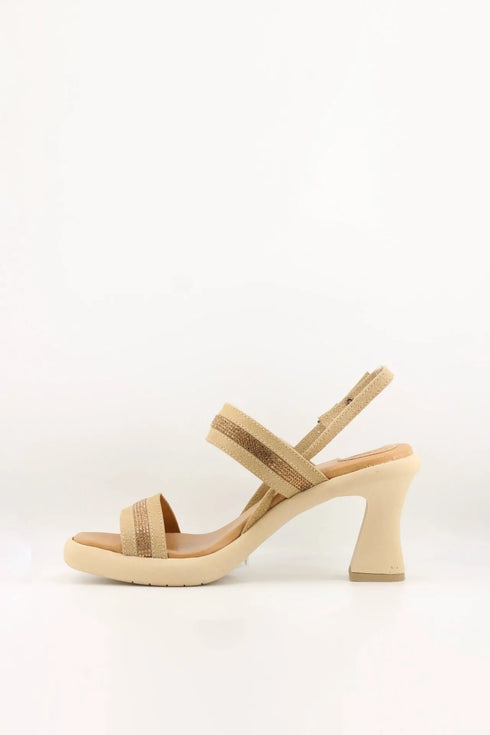 Porronet Square Toe Strappy Rhinestone Sandals